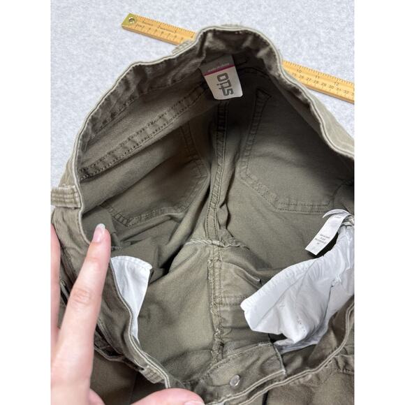 Stio Womens Size 2 Dark Green Canvas Pants - Picture 8 of 9